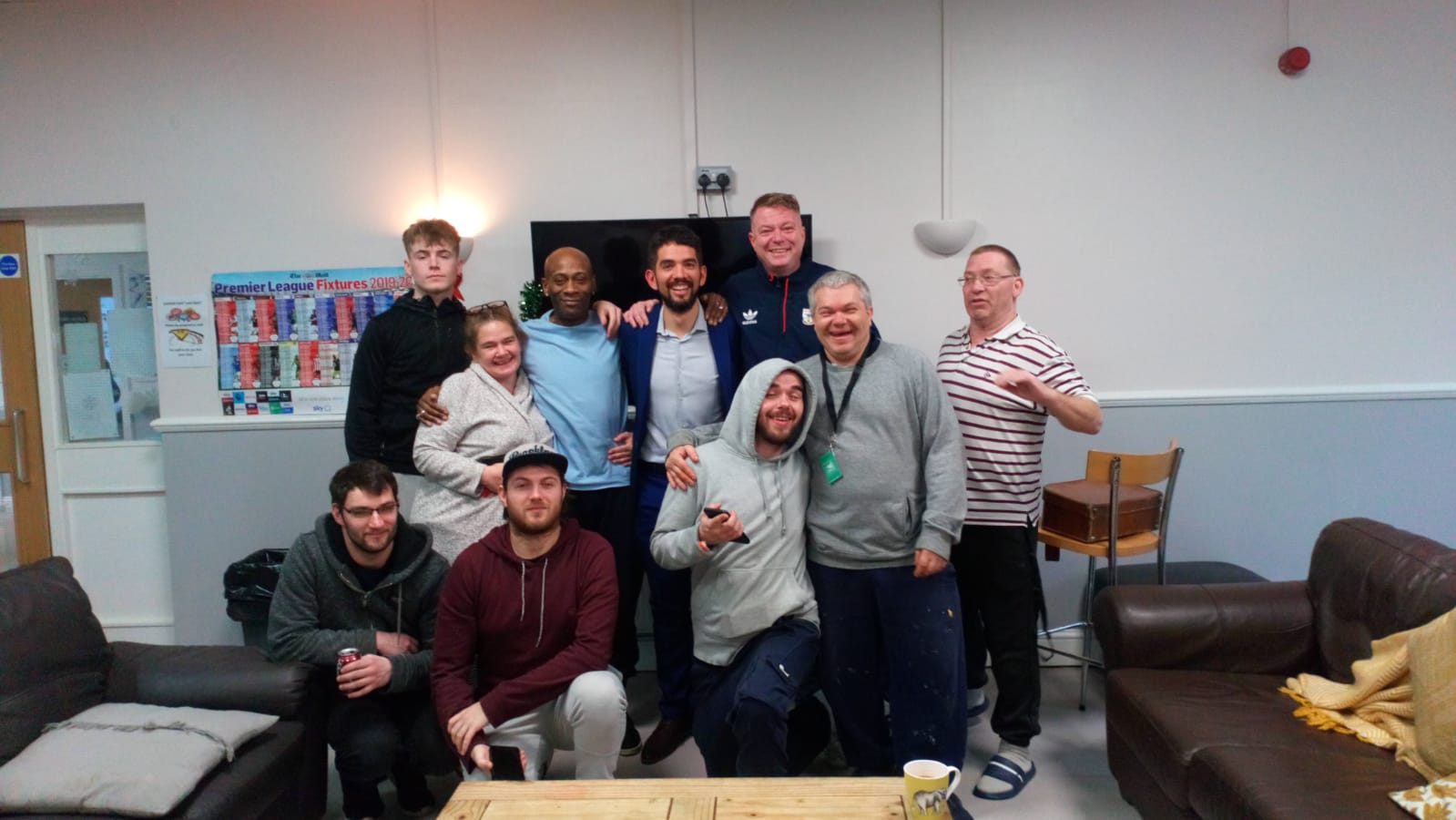 group of people smiling